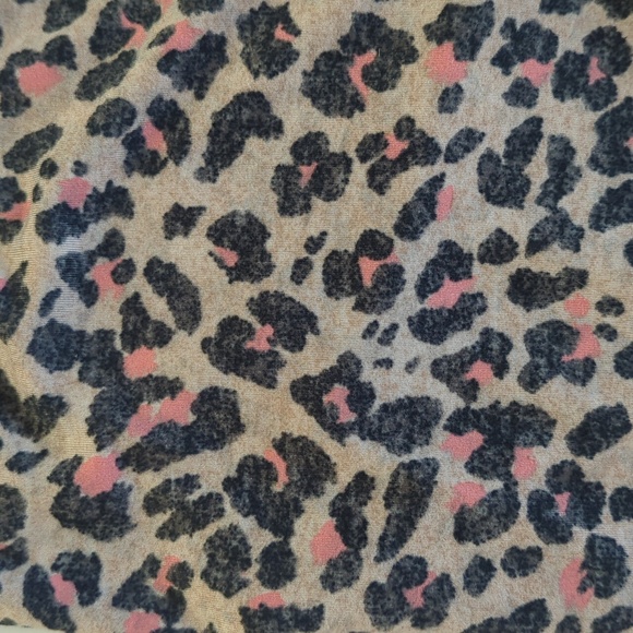 Cuddl Duds Climate Right Animal Print Leggings MEDIUM Pink Leopard - Picture 5 of 11